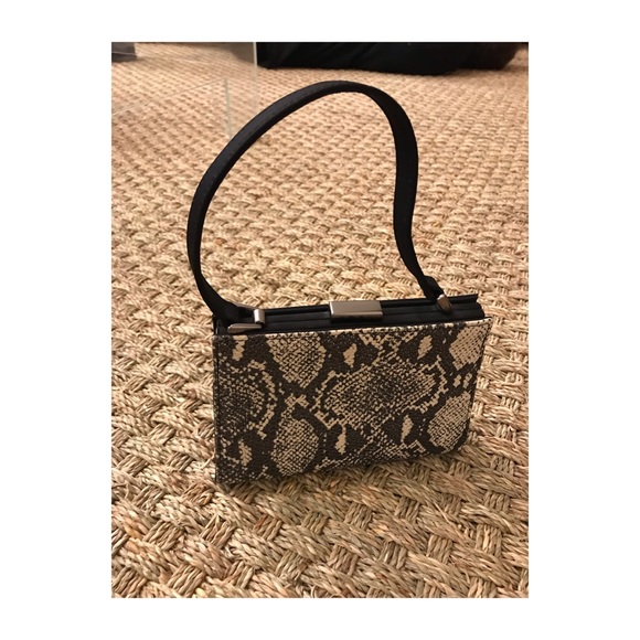MINI BAG in printed snakeskin python - Picture 1 of 4